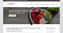 Desktop Screenshot of idealweightlossofyarmouth.com