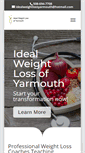 Mobile Screenshot of idealweightlossofyarmouth.com